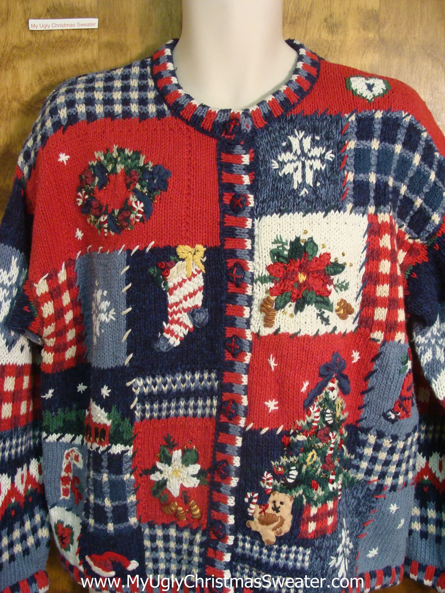 80s Holiday Festivities Bad Christmas Sweater