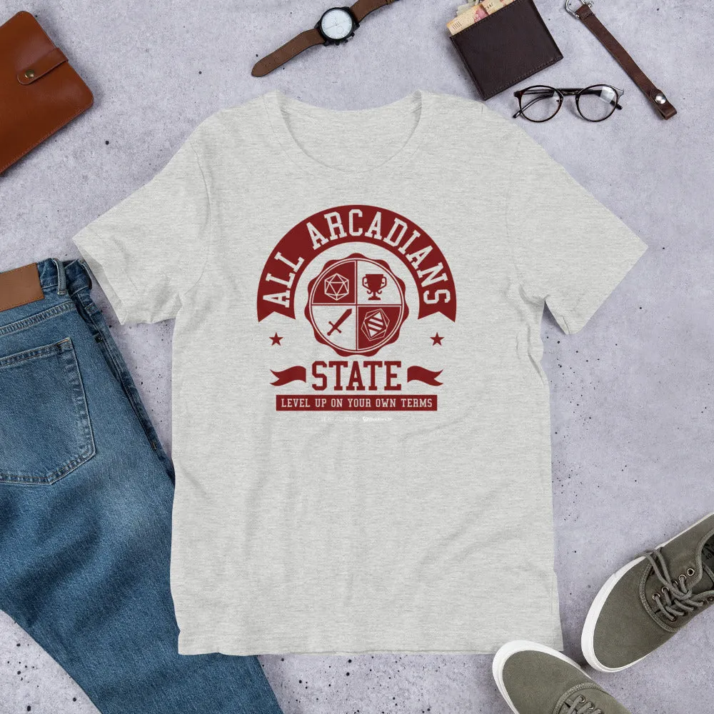 All Arcadians State Unisex T-shirt