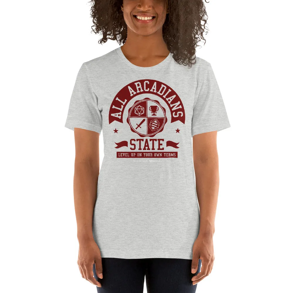 All Arcadians State Unisex T-shirt