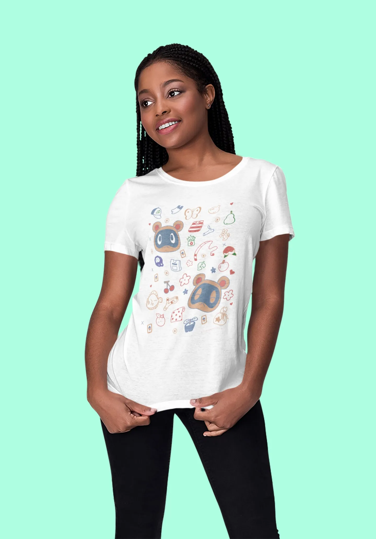 Animal Crossing - Buy and Sell Women's Scoopneck T-shirt