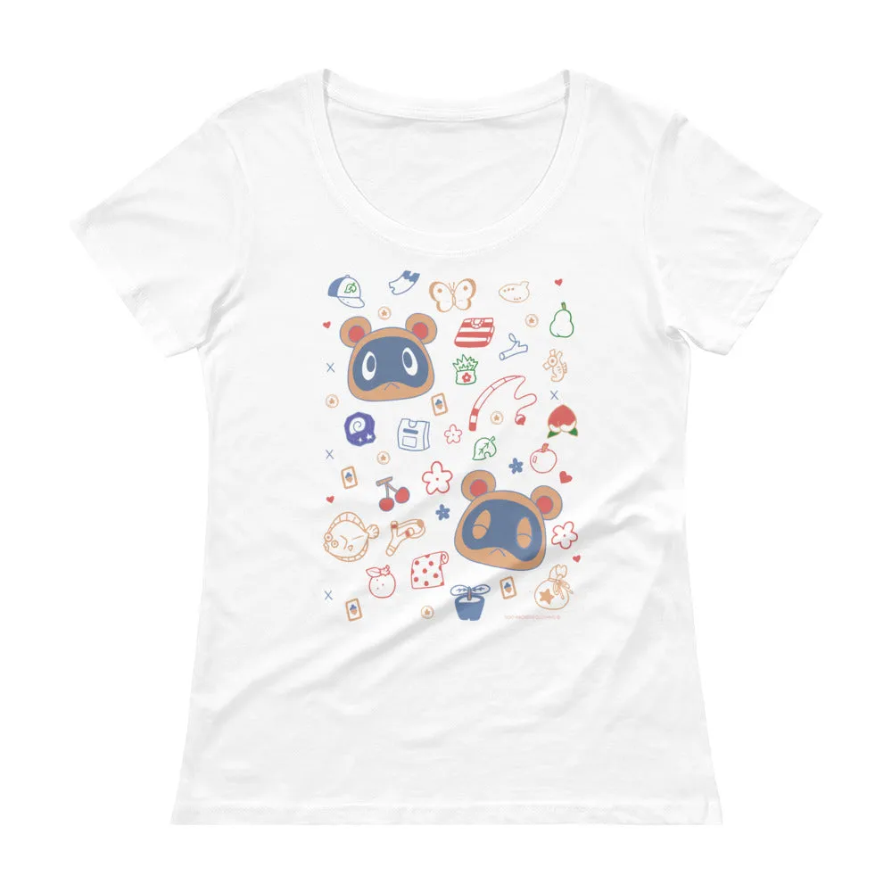 Animal Crossing - Buy and Sell Women's Scoopneck T-shirt