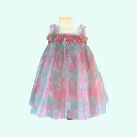 Baby Tulle Dress, Flower Tulle Dress, Daisy Tutu Dress, Princess Outfit, Tulle Flower Girl Dress, First Birthday Dress