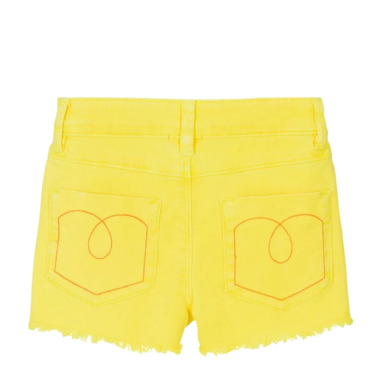 Billieblush Sequin Yellow Denim Shorts