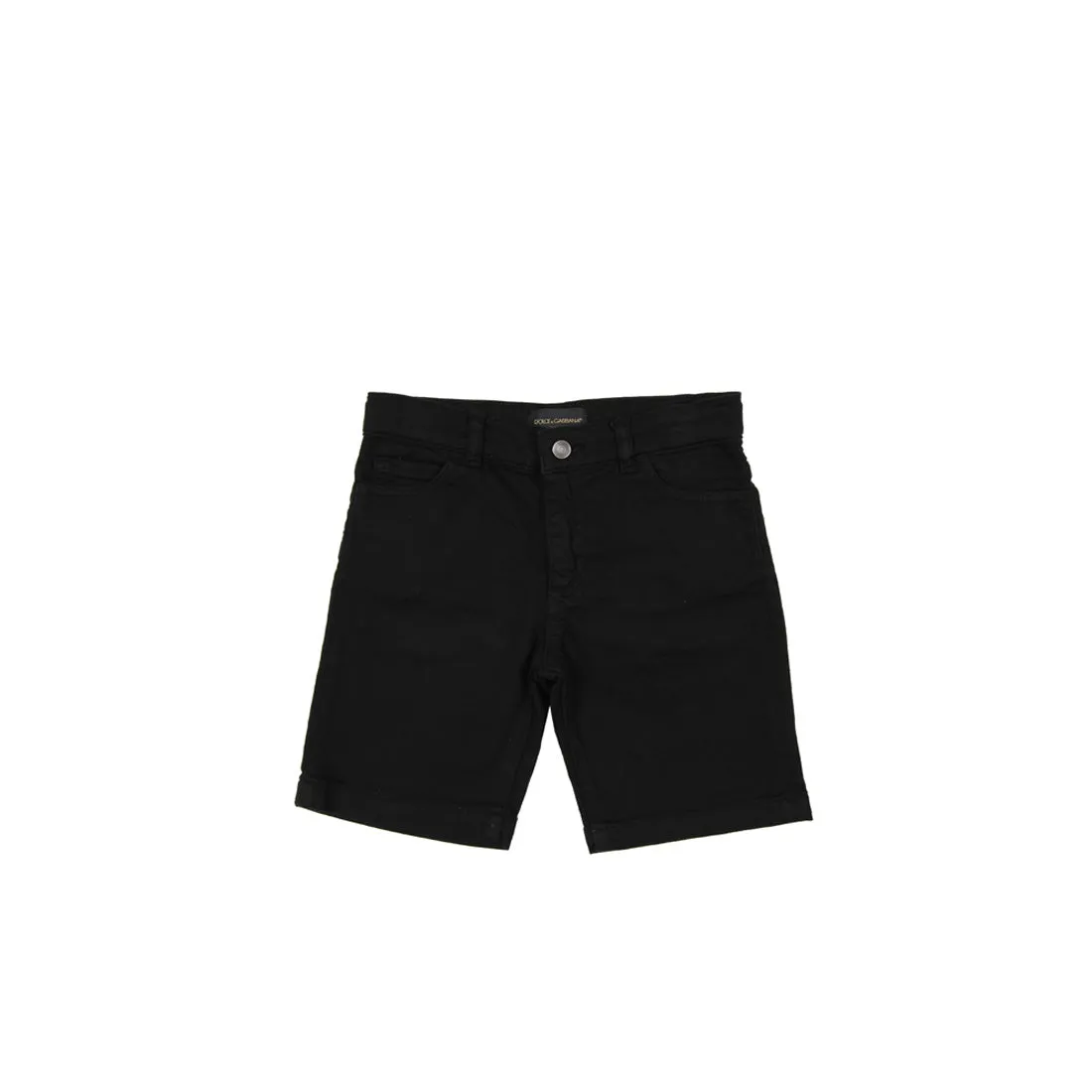 Dolce & Gabbana Musical Black Denim Shorts