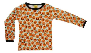 DUNS Long Sleeved T-shirt - Pumpkin Blue Radiance