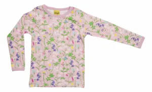 DUNS Long Sleeved T-shirt - Wild Flowers Pink