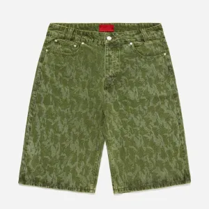 Fugazi Soldier Camo Denim Shorts