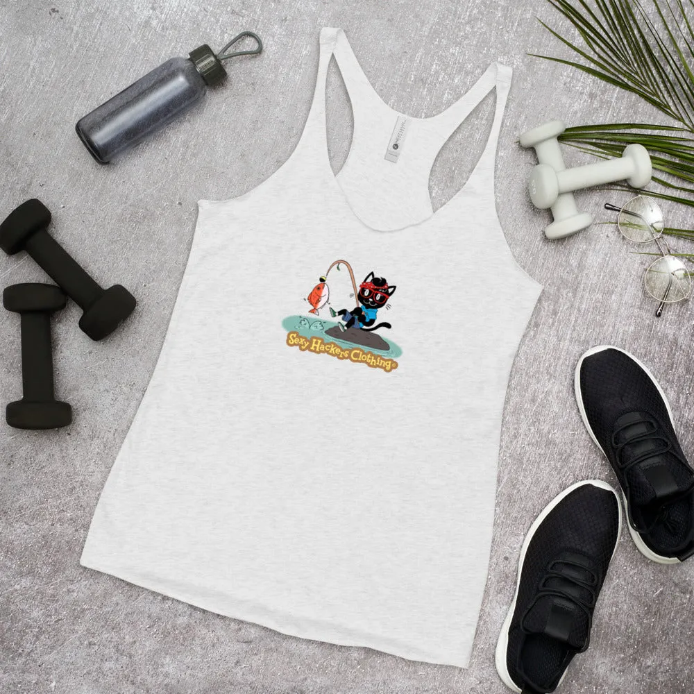 Gone Fishing Women's Racer-back Tank-top