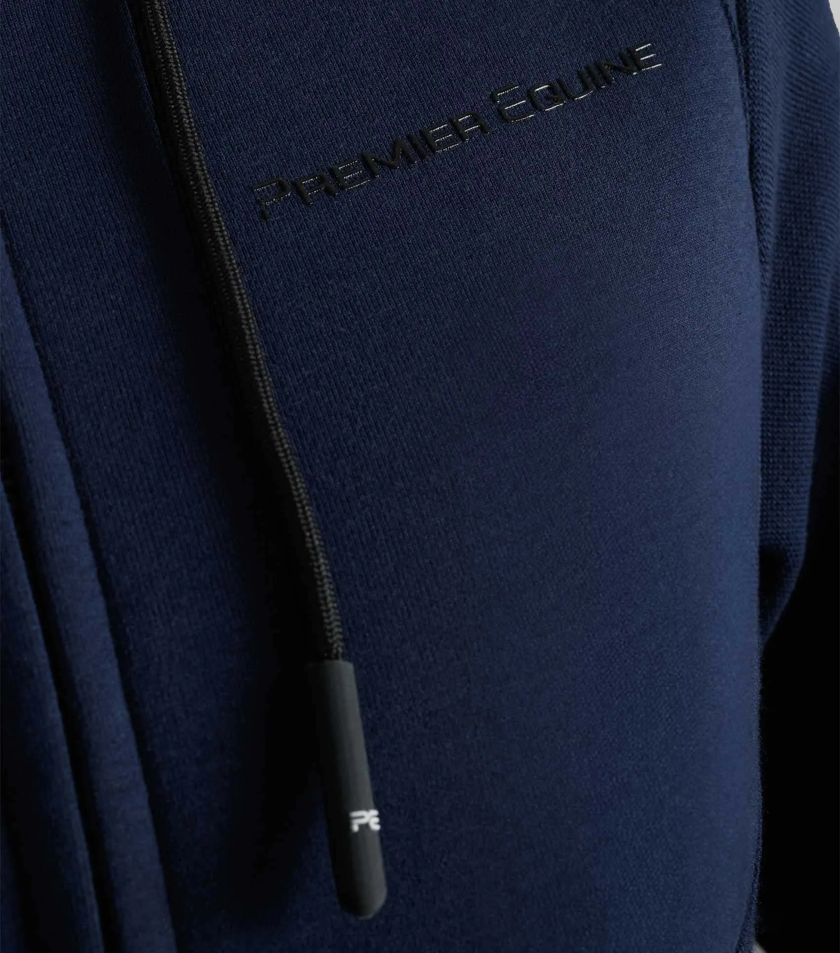 Legato Hooded Full-Zip Sweatshirt French Navy