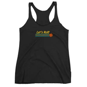 Let's Roll Women's Racer-back Tank-top