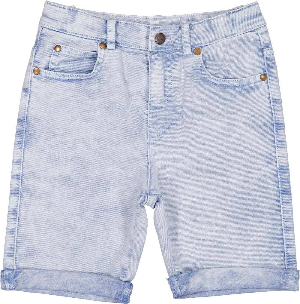 LL Dean Light Wash Denim Shorts