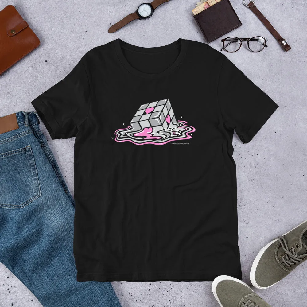 Melting Companion Cube Unisex T-shirt