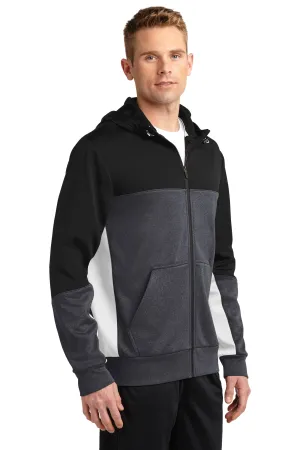 Sculptor - Sport-Tek® Tech Fleece Colorblock Full-Zip Hooded Jacket (ST245)