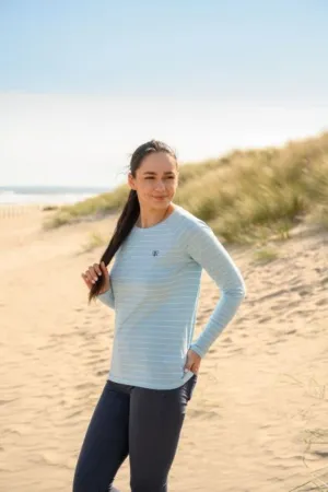 Seashore Long Sleeved Top - Pale Blue