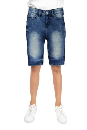 X RAY Kid's Distressed Denim Shorts